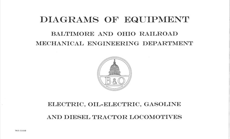 Diagrams of Equipment - Electric, Oil-Electric, Gas and Diesel Tractor Locos (L)