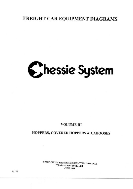 Chessie System Freight Car Diagrams, 1977. Volume 3