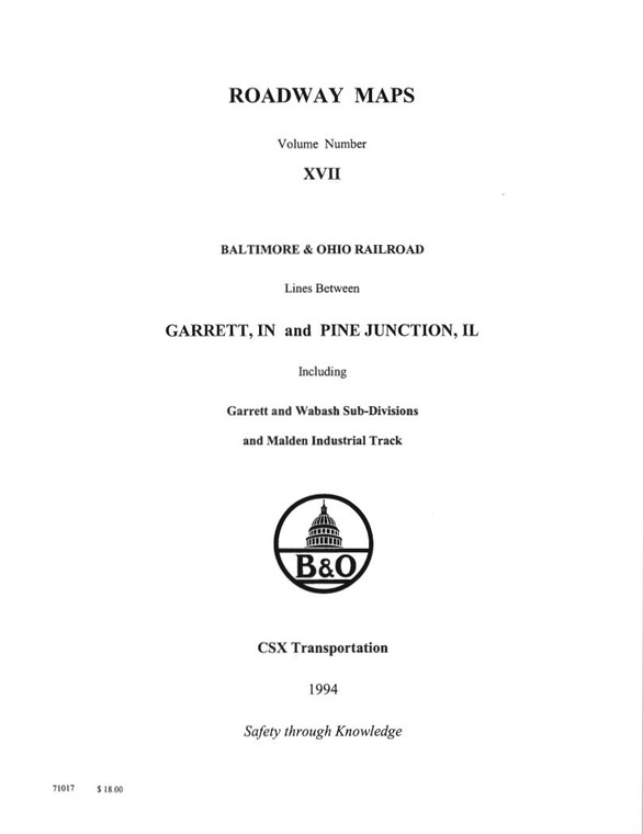 Roadway Map Vol 17