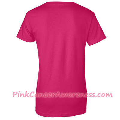 Hot Pink Ladies Ultra Cotton T-Shirt Back View