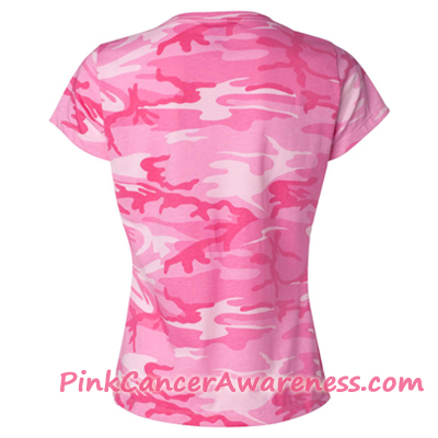 Pink Camouflage Tshirt for women