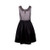 Gray/Black Dress with Diamond Dress