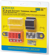 BLUE SEA SYSTEMS 5024-BSS FUSEBLOCK ST BAT TERM MNT 4CIR