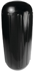 DOCK EDGE DE71156S FENDER CNTR HOLE RIB 6X15 BLK
