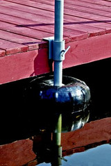 TAYLOR 2020108500 DOCK POST GUIDE WHEEL 14"-PVC