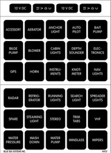 BLUE SEA SYSTEMS 4217-BSS LABEL KIT