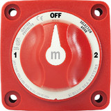 BLUE SEA SYSTEMS 6008 SWITCH BATTERY M 3 POS RED