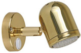 SCANDVIK 19052P READING LIGHT BRASS LED 8-30V