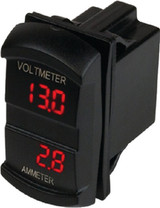 SEA-DOG LINE 421645-1 DUAL VOLT/AMP METER ROCKER