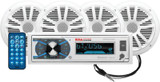 BOSS AUDIO SYSTEMS MCK632WB.64 MARINE RECEIVER   SPEAKER PKG