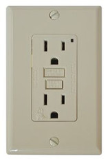 VALTERRA DG15VVP GFI RECEPTACLE W/ LT IVORY
