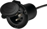 AFI/MARINCO/GUEST/NICRO/BEP 150PHB UNIVERAL AC PLUG HOLDER+ BLACK