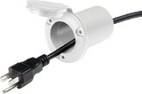AFI/MARINCO/GUEST/NICRO/BEP 150PHW UNIVERAL AC PLUG HOLDER+ WHITE