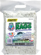 SEACHOICE PFC-90023-50SC PFC LINT FREE RAGS 50/BAG