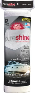 SEACHOICE PS-90024-12SC PURESHINE TOWELS 12/BAG