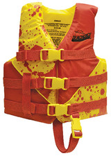 SEACHOICE 86130 YELLOW/RED DELUXE CHILD VEST 2