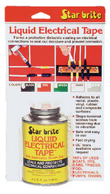 STARBRITE 84107 LIQ. ELECTRIC TAPE WHITE 4 OZ