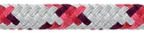 SAMSON ROPE 435020405030 XLS3 8MM WHT W/RED TRACE 500'