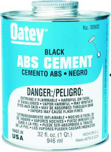 LASALLE BRISTOL (BRISTOL PRODS) 7530889 ABS CEMENT 8OZ BLACK