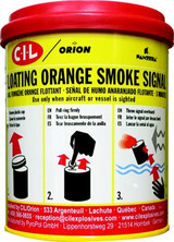 ORION SAFETY PRODUCTS 801 FLOATING ORANGE SMOKE SOLAS @4
