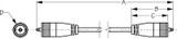 SEA-DOG LINE 329808-1 CABLE ASSMBLY COAXIAL 50 RG58U