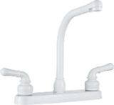 DURA FAUCET DF-PK210C-WT KITCHEN HI-RISE WHITE