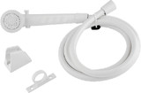 DURA FAUCET DF-SA130-WT RV SHOWER HEAD/HOSE WHITE