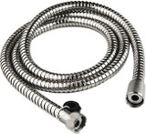 DURA FAUCET DF-SA200-CP RV SHOWER HOSE 60  SS CHROME