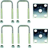 DEXTER MARINE PRODUCTS K71-G02-19 AXLE TIE PLATE KIT 2 SQ TUBE