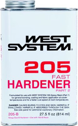 WEST SYSTEMS 205-B HARDENER - .86 QUART