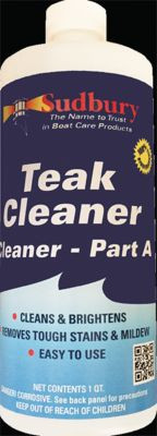 SUDBURY BOAT CARE TC861G TEAK CLEANER PART A GALLON