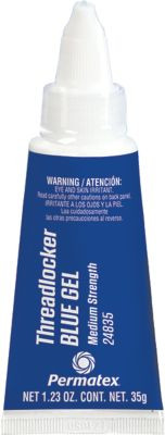 PERMATEX  24835 THREADLOCK GEL BLUE 35G TUBE