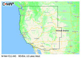 LOWRANCE M-NA-Y211-MS CMAP-REVEAL  - US LAKES WEST