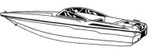 CARVER COVERS 74120F-10 LPS-20 I/O BOAT COVER