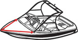 CARVER COVERS 74519S-11 TST-19 W/ TOWER BOAT COVER