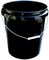 1000534 PLASTIC PAIL 5 GAL BLACK 70MIL
