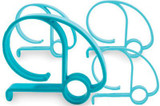 CAMCO RV 44004 TABLECLOTH CLAMPS LT.BLUE 4 PK