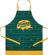 CAMCO RV 53122 APRON GREEN/GOLD GRID PATTERN