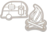CAMCO RV 53369 COOKIE CUTTERS 2PK CAMP THEMED