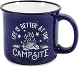 CAMCO RV 53387 MUG BLUE CAMPFIRE 14OZ