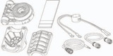MINN KOTA 700068-1 MEGA LIVE OPENWTR TM ADPTR KIT