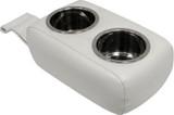 WISE SEATING 3059-784 PORTABLE DOUBLE DRINK HOLD WHT