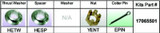 SOLAS TAIWAN 17065501 SOLAS KIT HARDWARE