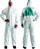 3M 7000034762 COVERALL L WH/GR 5/6 @20