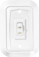 RV DESIGNER S653 SWITCH PLATE SGL WHT 3.53X2.39