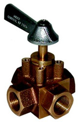 GROCO FV-475-X FUEL SELECTOR VALVE 4X3/4