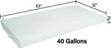 W1476001DS 40 GAL RV FRESH WATER TANK