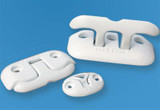 DOCK EDGE DE2608WF DOCK CLEAT FLIP UP 8IN WHITE