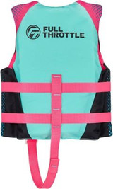 FULL THROTTLE 112200-105-001-26 CHILD NYLON JACKET PINK