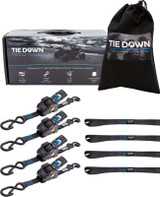 TIEDOWN ENGINEERING 13961 RTRCT STRP 1.0 X10' 1200LB BLK